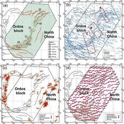 Active crustal deformation model of the Fen–Wei rift zone, North China: Integration of geologic, geodetic, and stress direction datasets